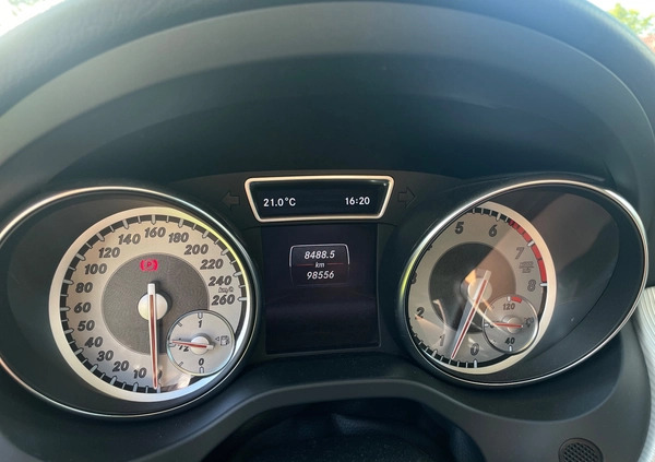 Mercedes-Benz GLA cena 69000 przebieg: 98556, rok produkcji 2014 z Kisielice małe 46